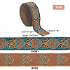 Embroidery Polyester Ribbons OCOR-WH0073-47B-02-2