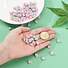 100Pcs 2 Styles Handmade Polymer Clay Beads CLAY-YW0001-97-5