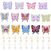DIY Butterfly Dangle Earring Making Kit DIY-TA0006-34-1