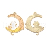 Alloy Enamel Pendants ENAM-D046-44G-02-1