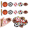 AHADERMAKER 6 Styles Embroidery Style Cloth Iron on/Sew on Patches PATC-GA0001-42-1