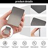  201 Stainless Steel Thermal Transfer Cards DIY-NB0007-25-4
