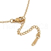 12 Constellation Stainless Steel Tarot Card Engraved Pendant Cable Chain Necklaces PW-WG94DCE-10-4