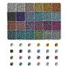 312G 24 Color 12/0 Baking Paint Glass Seed Beads SEED-YW0002-24-1