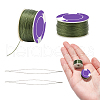  2 Rolls Special Coated Polyester Beading Threads OCOR-NB0002-06E-9