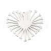 304 Stainless Steel Pendants STAS-S176-16P-1