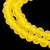 Transparent Glass Beads Strands EGLA-A034-T4mm-MD17-5