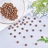 CHGCRAFT 180g Natural Wenge Wood Beads WOOD-CA0001-26B-4