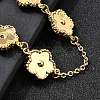 304 Stainless Steel Link Bracelets for Women BJEW-P354-03A-G-2