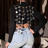 Sparkle Acrylic Disc Sequin Mesh Vest Body Chains FS-WG277F6-01-3