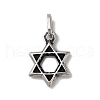 304 Stainless Steel Pendants STAS-D014-21AS-1