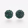 Polymer Clay Rhinestone Beads RB-K050-10mm-C16-2