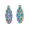 Ion Plating(IP) 201 Stainless Steel Pendants STAS-K242-11R-2
