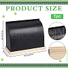 PU Imitation Leather Necklace Stands NDIS-WH0006-19C-2