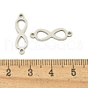 Non-Tarnish 201 Stainless Steel Connector Charms STAS-M015-17P-3