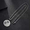 201 Stainless Steel Pendant Necklaces for Man NJEW-Q336-04B-P-4