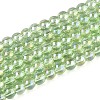 Electroplate Transparent Glass Beads Strands GLAA-T032-T4mm-AB17-1
