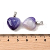Natural Agate Pendants G-I311-A01-6
