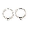 Brass Hoop Earrings EJEW-L211-012D-P-1