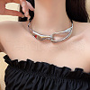 Exaggerated Style Alloy Knot Choker Necklaces FS-WG05827-02-2