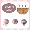 Olycraft Natural Pink Zebra Jasper Beads G-OC0001-22-6mm-2