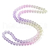 Baking Painted Transparent Glass Beads X1-DGLA-M001-10mm-02-4