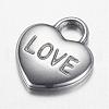 Non-Tarnish 304 Stainless Steel Pendants STAS-G108-25-2