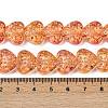 Transparent Glass Beads Strands GLAA-H038-01B-4