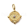 304 Stainless Steel Rhinestone Pendants STAS-M109-08G-2