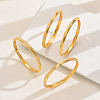 4Pcs Luxury Geometric Wave Zinc Alloy Bangles for Women's Daily Wear TW4371-2-3