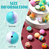 Round Silicone Focal Beads SIL-CJC0001-11A-2