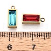 304 Stainless Steel Glass Charms STAS-N110-20G-3