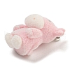 Flocking Resin Cute Pendants RESI-L043-01P-05-2