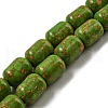 Dyed Synthetic Turquoise Beads Strands G-B070-D03-01-1