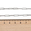 Non-Tarnish Unisex 304 Stainless Steel Paperclip Chain Necklaces NJEW-H215-04P-2