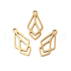 201 Stainless Steel Pendants STAS-I199-A06-G-2
