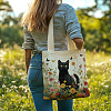 Canvas Women's Tote Bags ABAG-WH0057-002-7