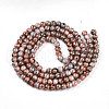 Baking Painted Glass Beads Strands X-DGLA-N003-6mm-B05-2