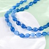 Natural Dyed Malaysia Jade Tumble Stone Nuggets Beaded Long Necklaces for Women NJEW-F340-A06-4