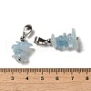 Natural Aquamarine Chip Pendants G-H307-07P-13-3