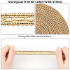 Metallic Polyester Ribbon OCOR-WH0064-61-6