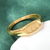 304 Stainless Steel Plain Band Finger Rings RJEW-P153-03G-01-3