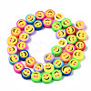 Handmade Polymer Clay Beads Strands CLAY-N008-058-2