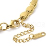 304 Stainless Steel Horse Eye Link Chain Bracelets for Women BJEW-G712-11G-3