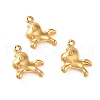 304 Stainless Steel Pendants STAS-D243-02G-2