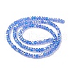 Transparent Electroplate Glass Beads Strands EGLA-F156-AB07-2
