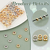   60Pcs 3 Colors Brass Beads FIND-PH0020-91-4
