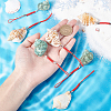 AHADERMAKER 20Pcs 2 Style Polyester Cord Chain Phone Case Chain MOBA-GA0001-01-3