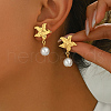 Stainless Steel Dangle Stud Earrings AA4411-4-1