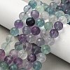 Natural Fluorite Beads Strands G-RM250101-S1-5